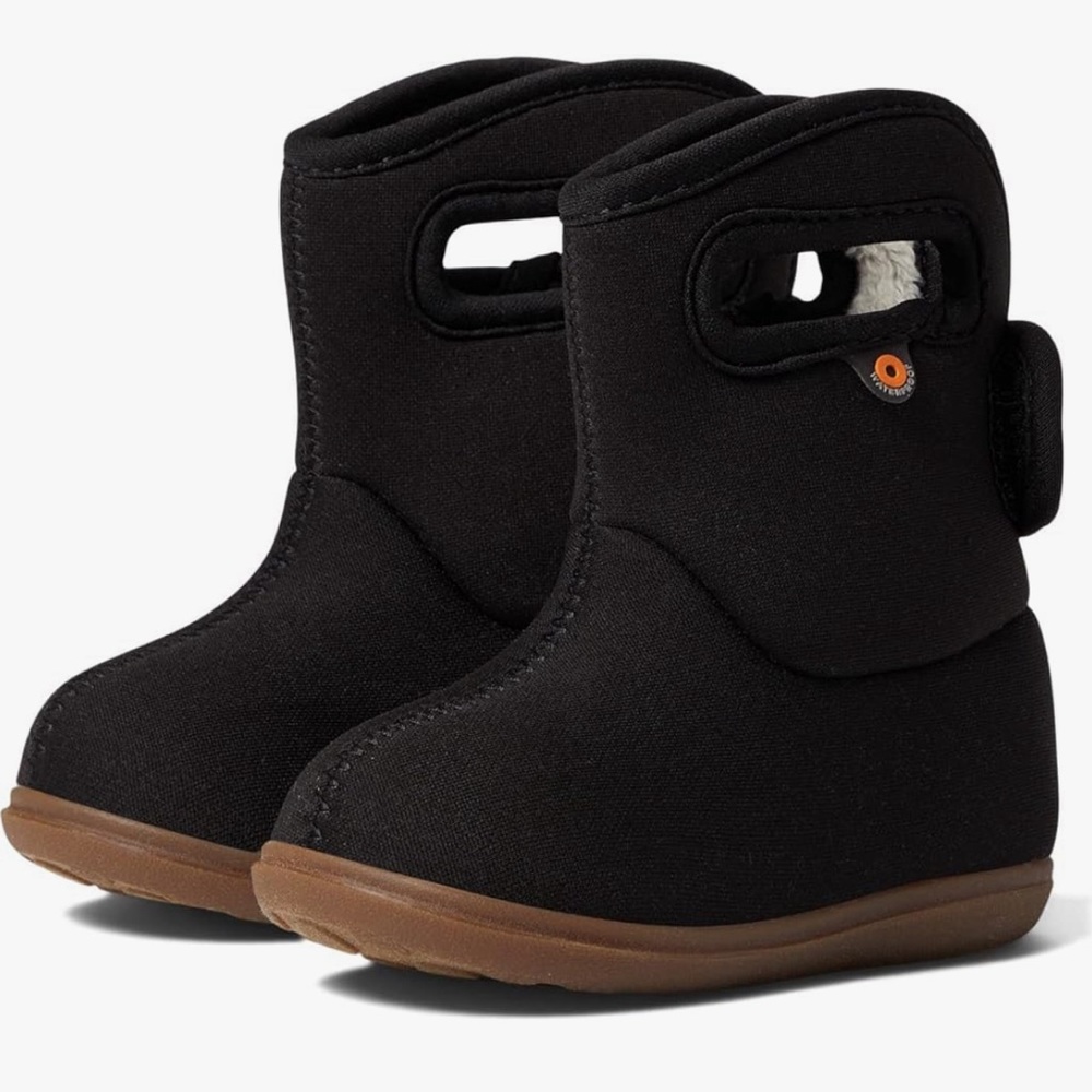 BOGS Toddler Black rain boots size 10kids